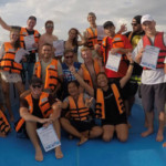 our terrific phuket diving team with very happy guests