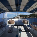 great views of the similan islands from the upper deck
