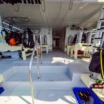spacious dive deck on mv andaman